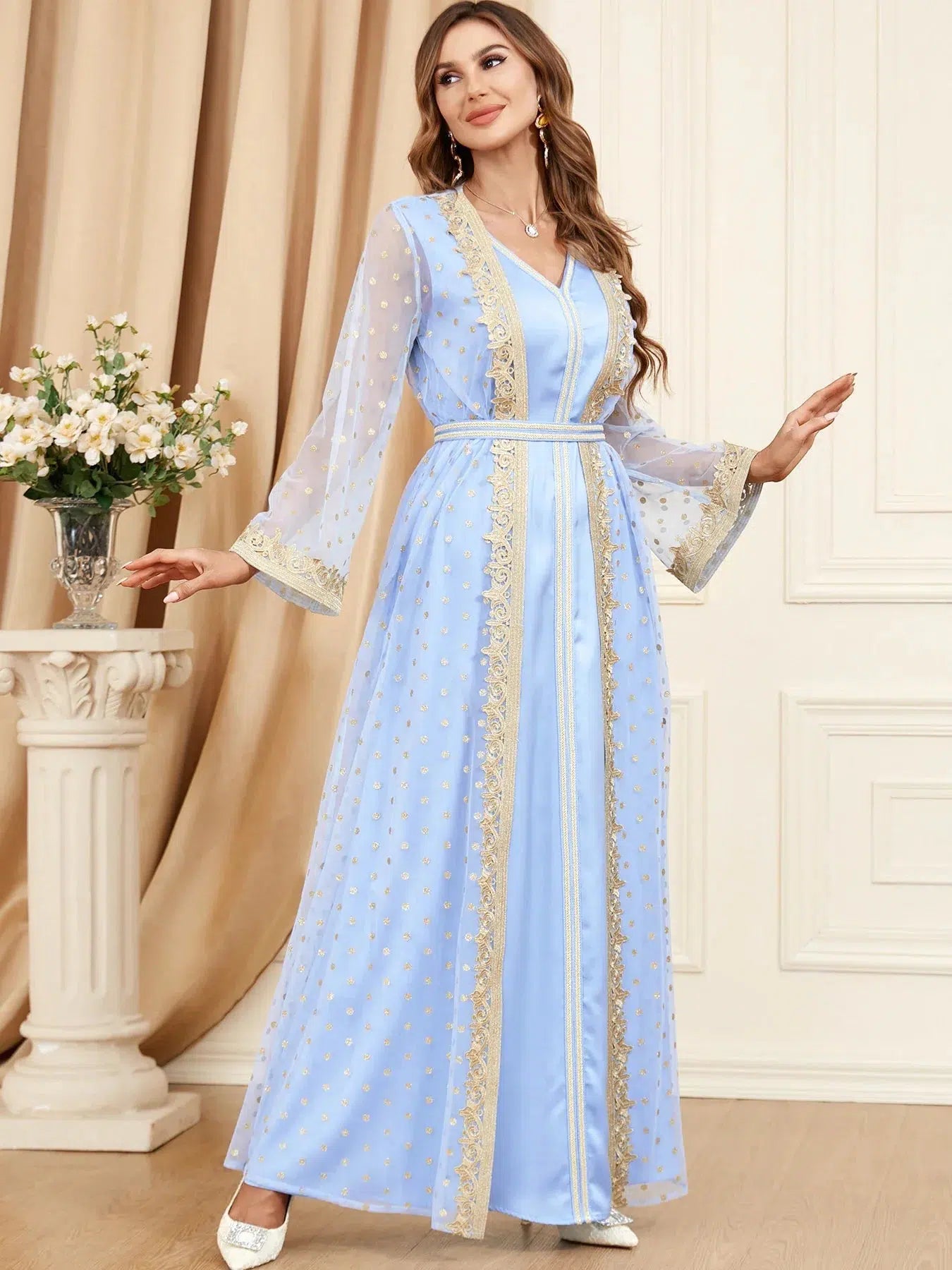 Caftan Bleu Ciel