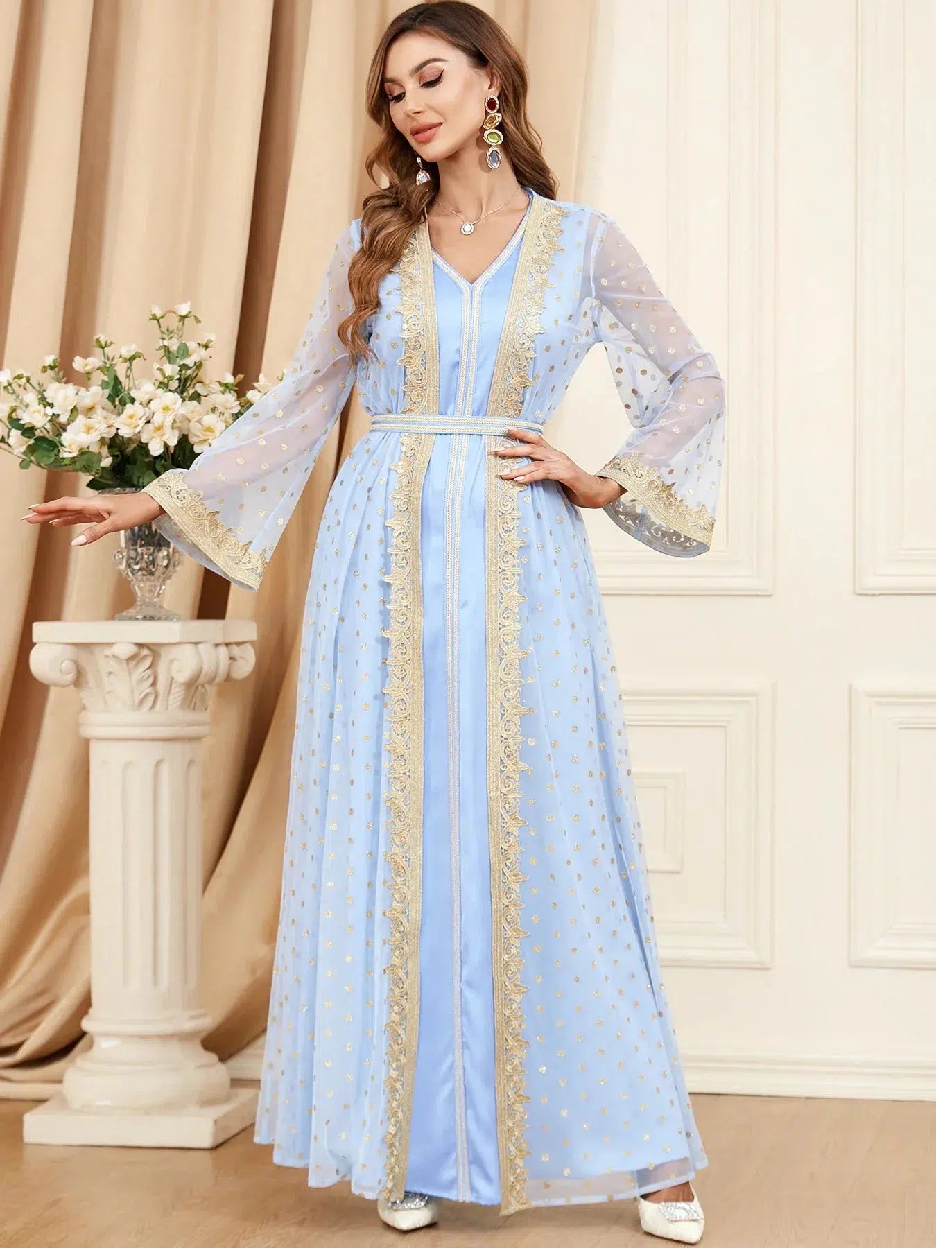 Caftan Bleu Ciel