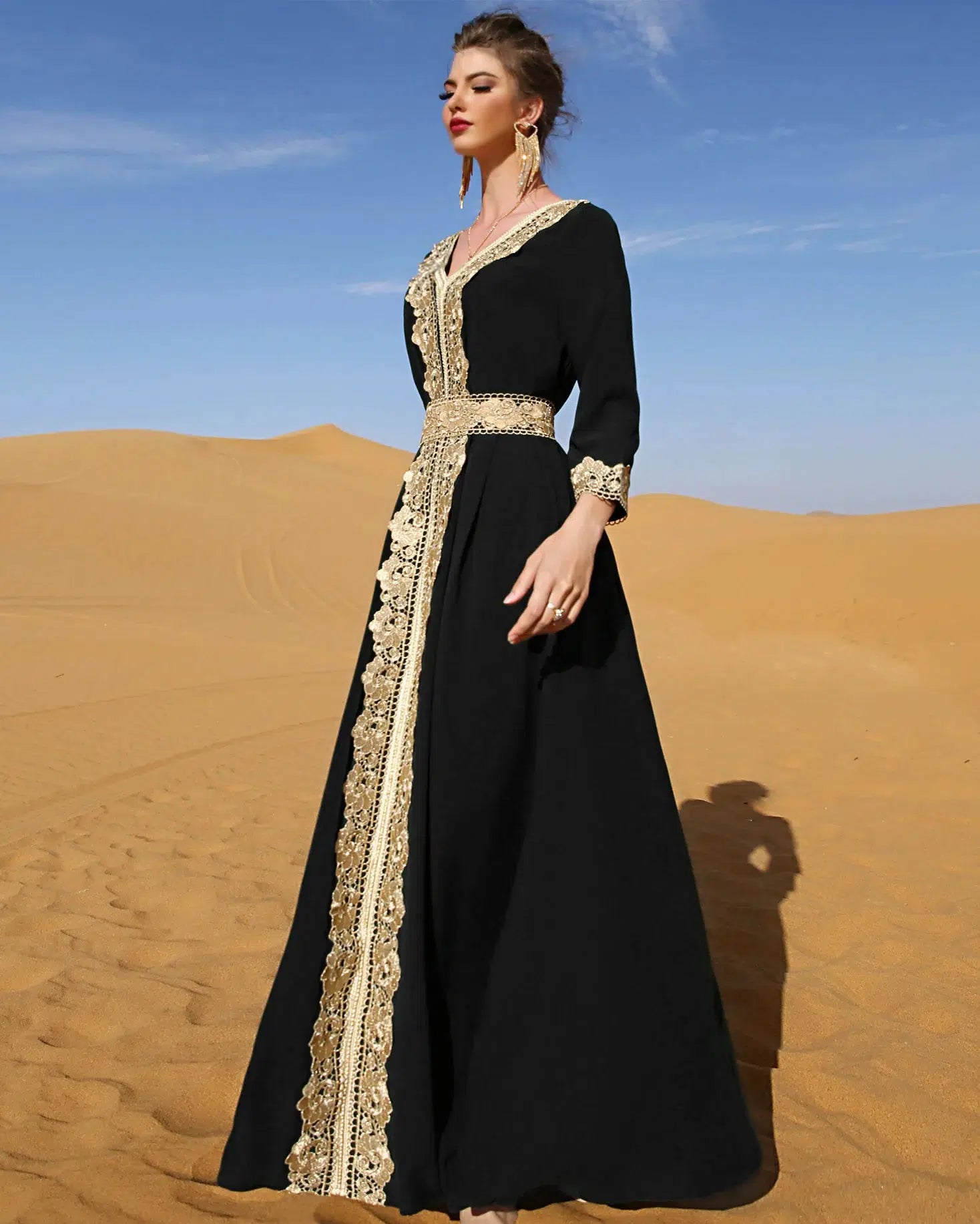 Caftan Mariage Noir Femme