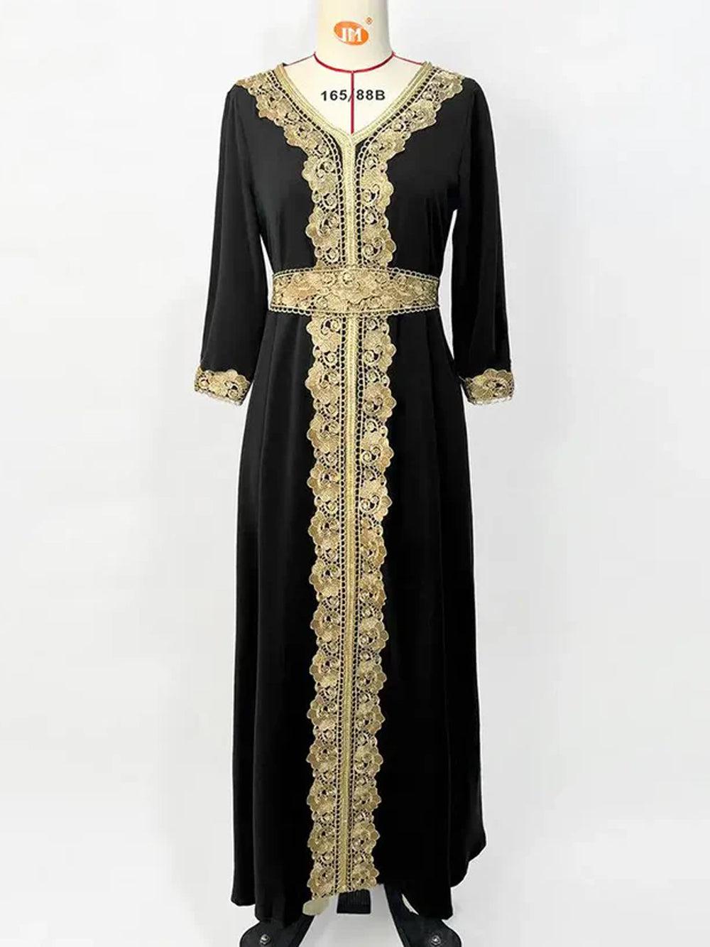 Caftan Mariage Noir Femme