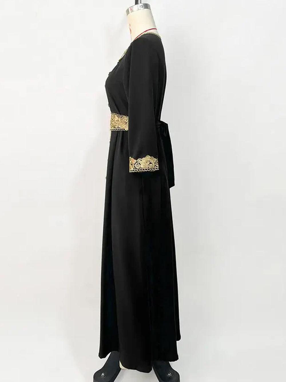 Caftan Mariage Noir Femme