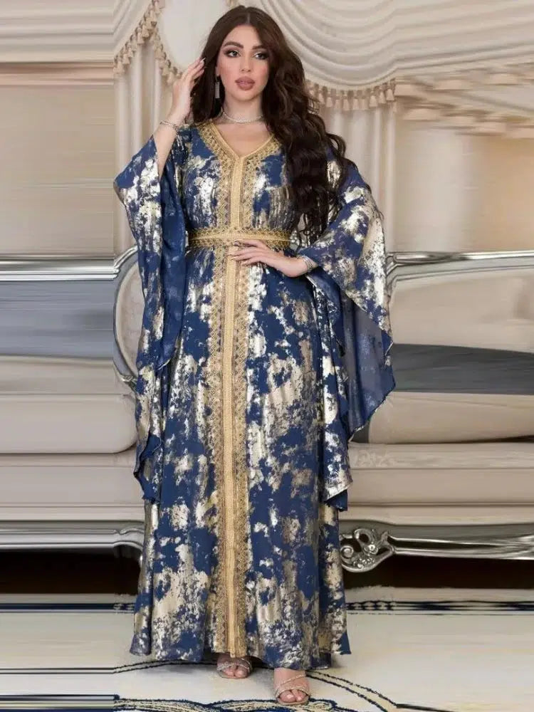 Caftan Marocain Bleu