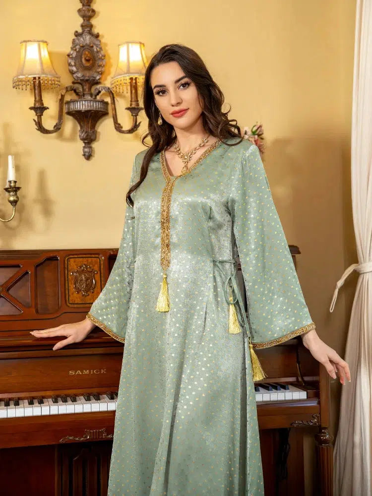 Caftan Vert Mariage Pas Cher