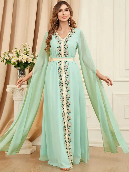 Caftan Vert Simple